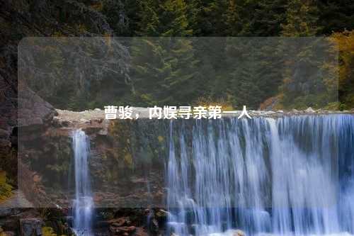 曹骏，内娱寻亲第一人